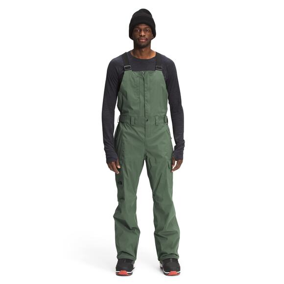 The North Face Men's Freedom Ski Snow Bib Thyme Medium Regular NWT! $199 - Picture 1 of 4